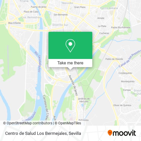 Centro de Salud Los Bermejales map