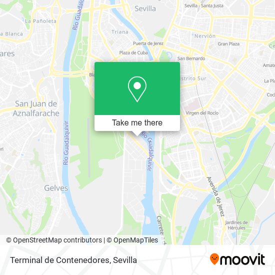 Terminal de Contenedores map