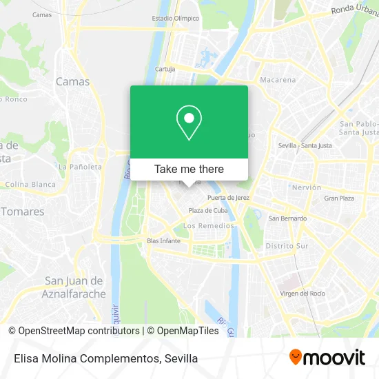 Elisa Molina Complementos map