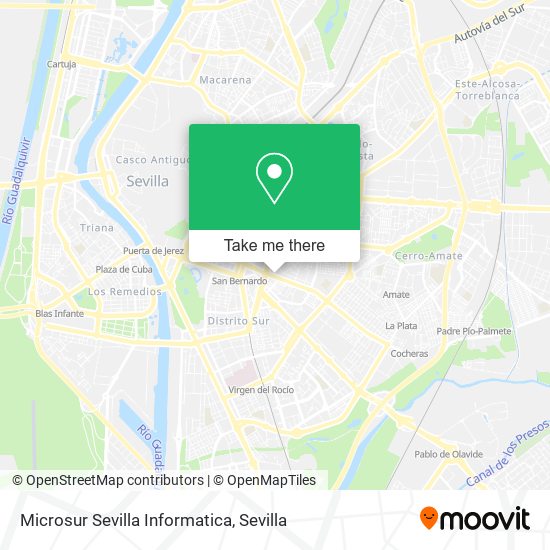 mapa Microsur Sevilla Informatica