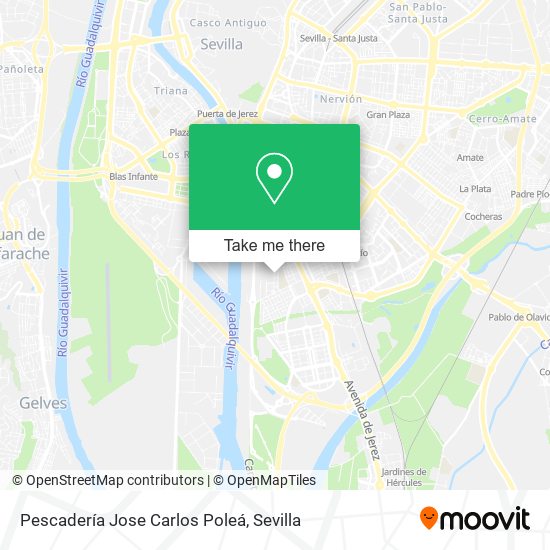 Pescadería Jose Carlos Poleá map