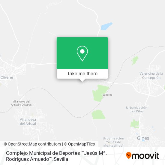 Complejo Municipal de Deportes ""Jesús Mª. Rodríguez Amuedo"" map