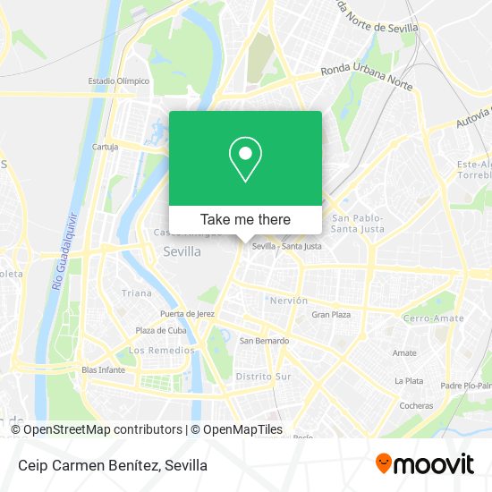Ceip Carmen Benítez map