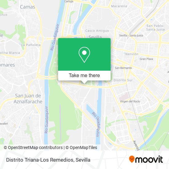 Distrito Triana-Los Remedios map