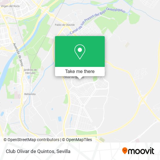 Club Olivar de Quintos map