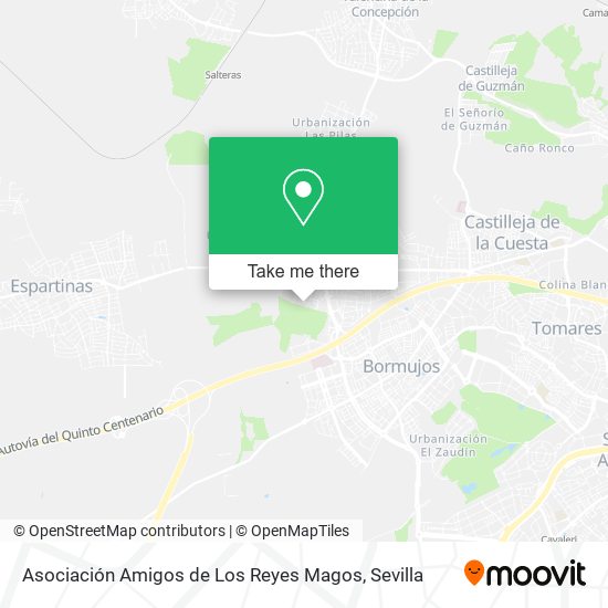 mapa Asociación Amigos de Los Reyes Magos