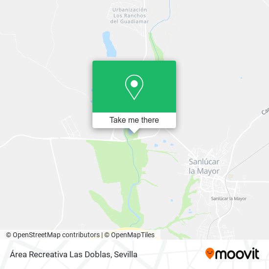 Área Recreativa Las Doblas map