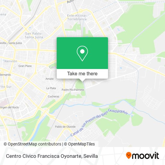 Centro Cívico Francisca Oyonarte map