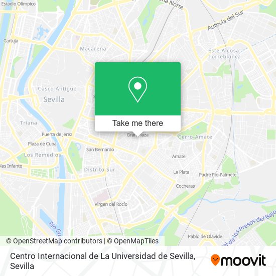 Centro Internacional de La Universidad de Sevilla map
