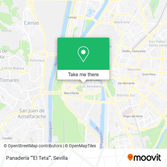 Panadería ""El Teta"" map