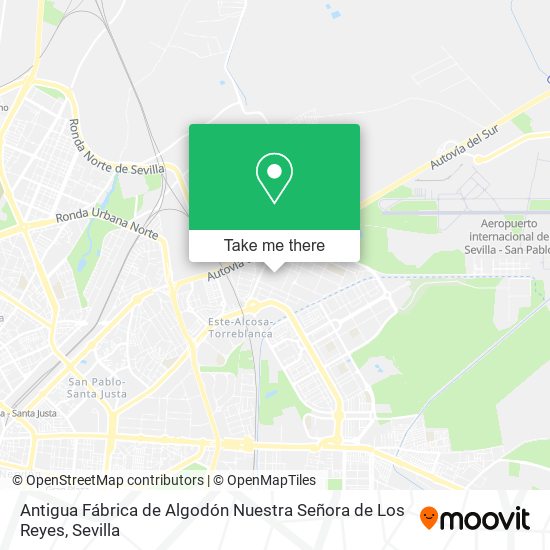 Antigua Fábrica de Algodón Nuestra Señora de Los Reyes map