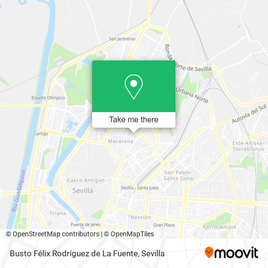 Busto Félix Rodríguez de La Fuente map