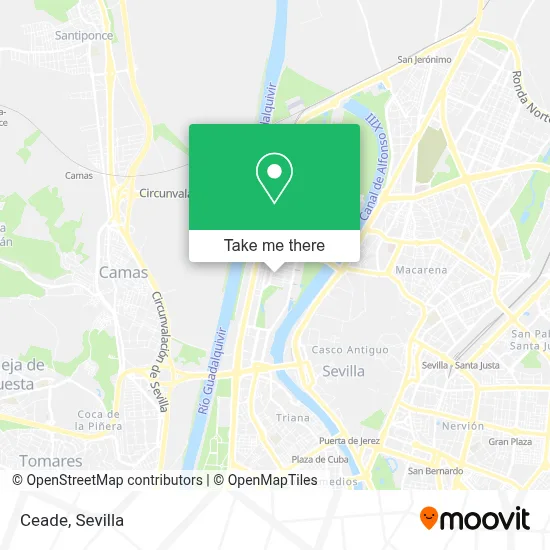 mapa Ceade