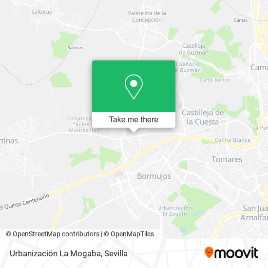 Urbanización La Mogaba map