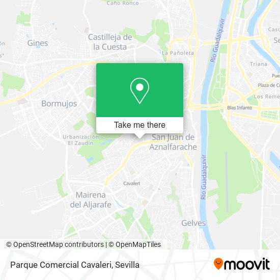 mapa Parque Comercial Cavaleri