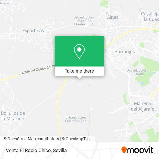 Venta El Rocío Chico map