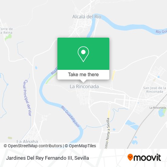 Jardines Del Rey Fernando III map