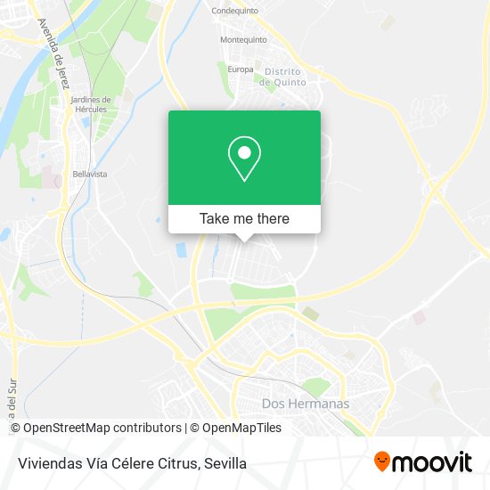 Viviendas Vía Célere Citrus map