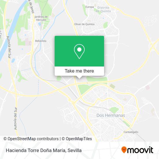 Hacienda Torre Doña María map