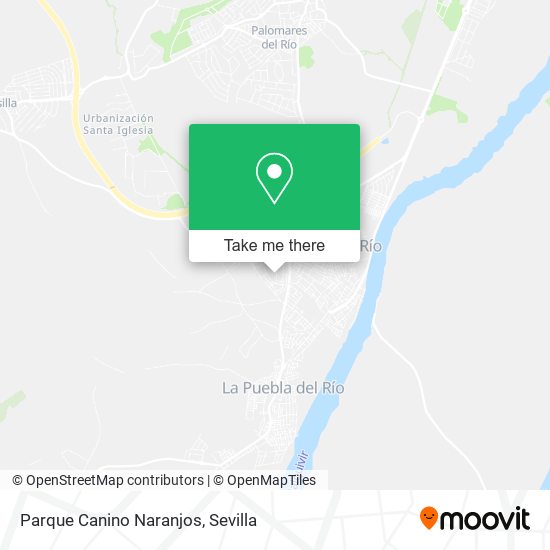 Parque Canino Naranjos map