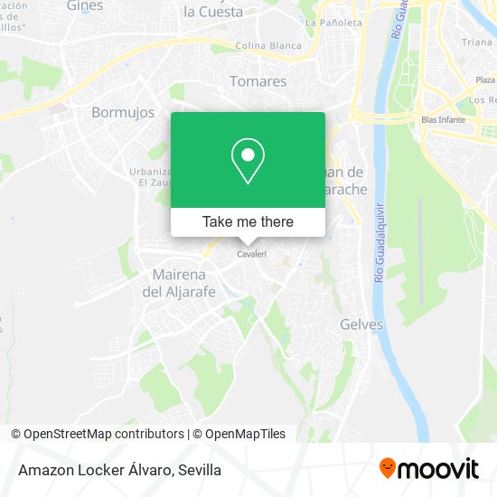 Amazon Locker Álvaro map