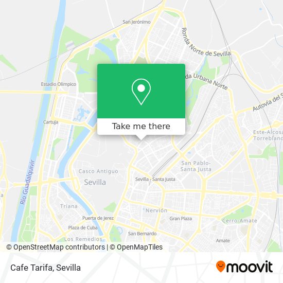 Cafe Tarifa map