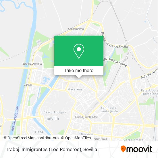 Trabaj. Inmigrantes (Los Romeros) map