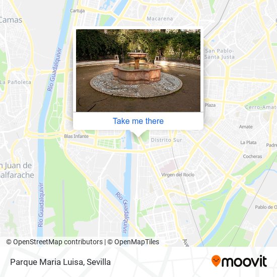 Parque Maria Luisa map