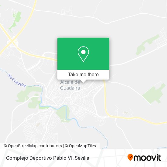 mapa Complejo Deportivo Pablo VI