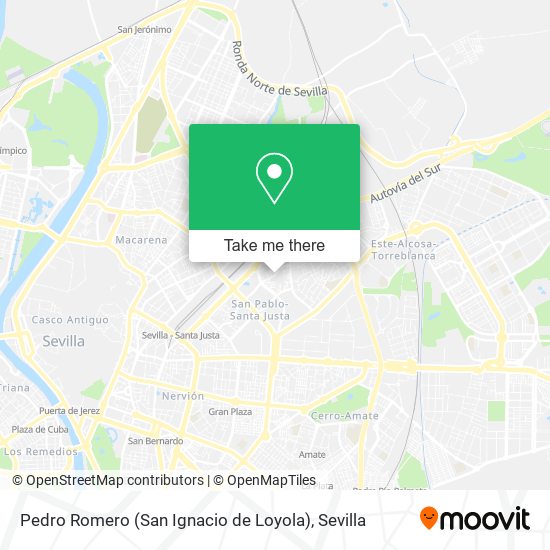 Pedro Romero (San Ignacio de Loyola) map