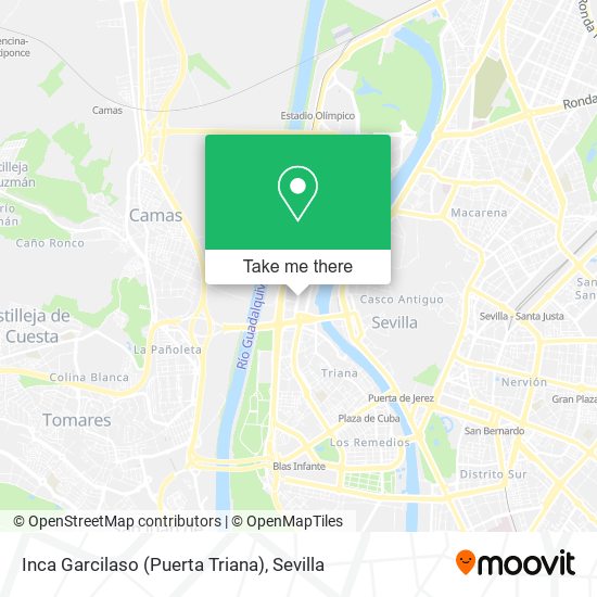 Inca Garcilaso (Puerta Triana) map