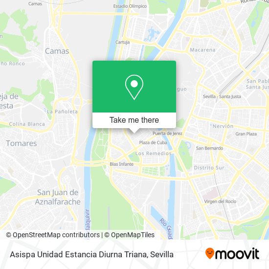 Asispa Unidad Estancia Diurna Triana map