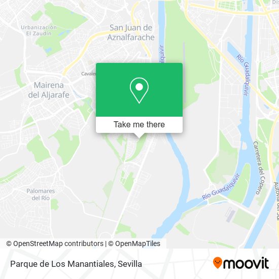 Parque de Los Manantiales map