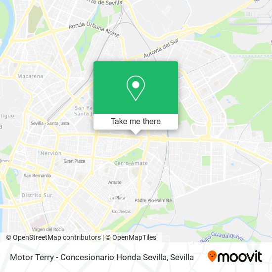 Motor Terry - Concesionario Honda Sevilla map