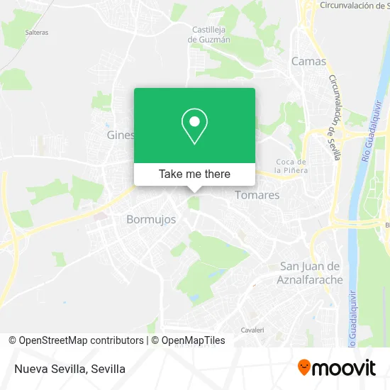Nueva Sevilla map