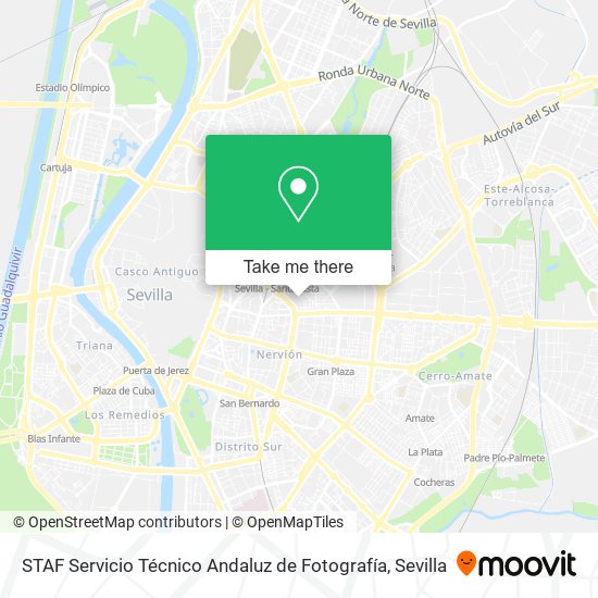 STAF Servicio Técnico Andaluz de Fotografía map