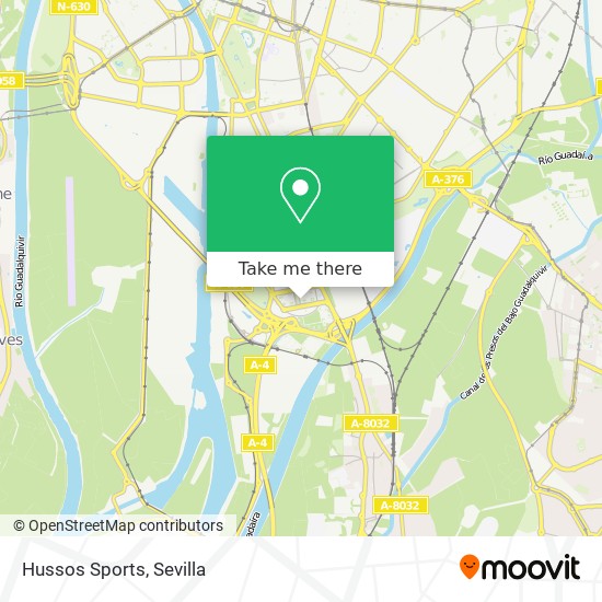 Hussos Sports map