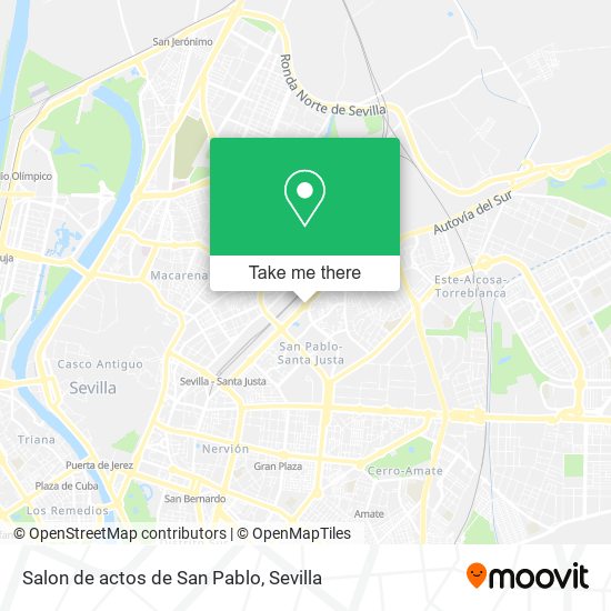 Salon de actos de San Pablo map