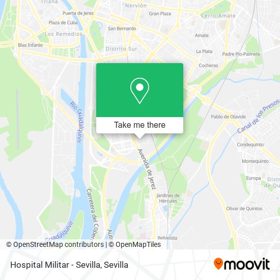 Hospital Militar - Sevilla map