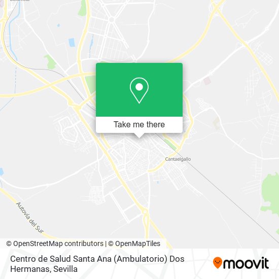 Centro de Salud Santa Ana (Ambulatorio) Dos Hermanas map