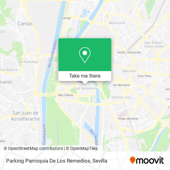 mapa Parking Parroquia De Los Remedios