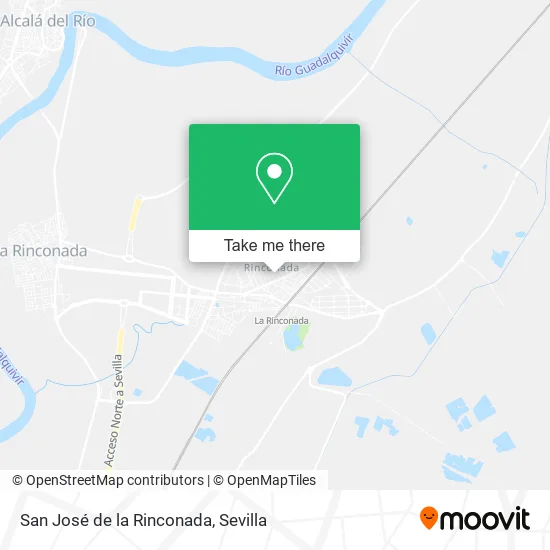 San José de la Rinconada map