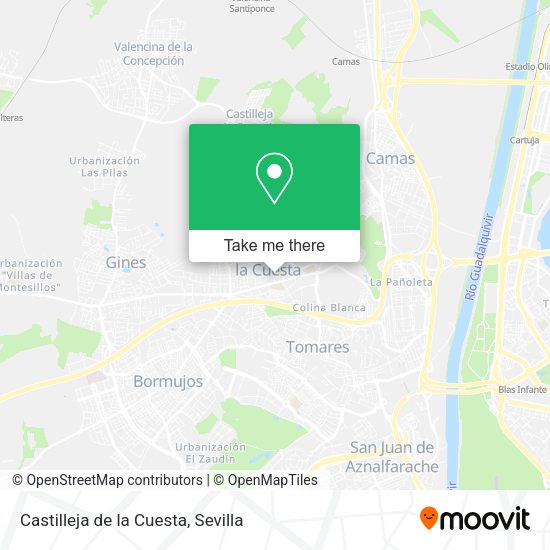 Castilleja de la Cuesta map