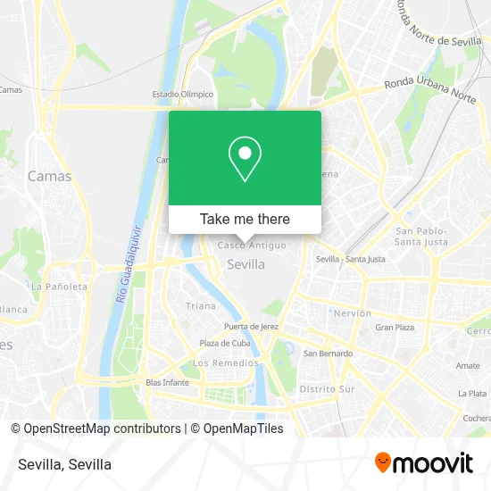 Sevilla map