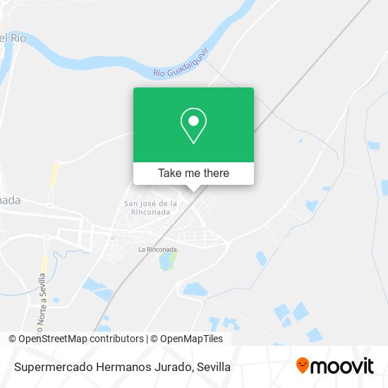 Supermercado Hermanos Jurado map