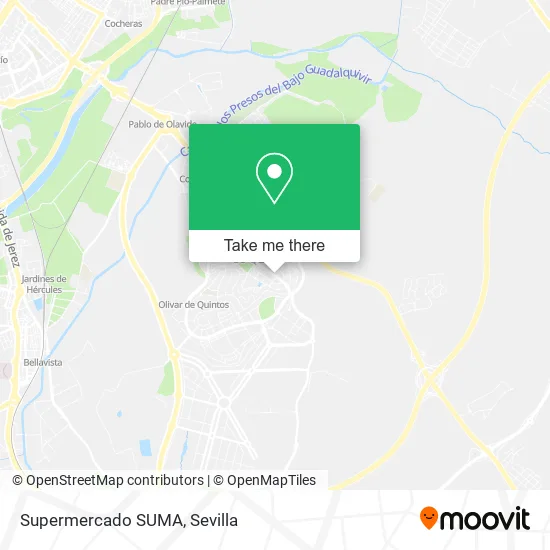 Supermercado SUMA map