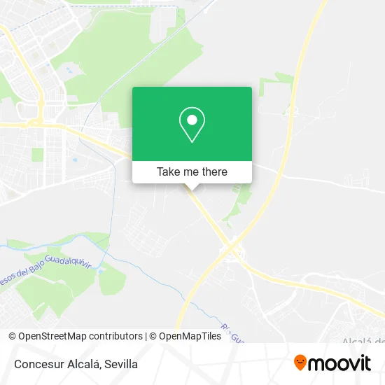 Concesur Alcalá map