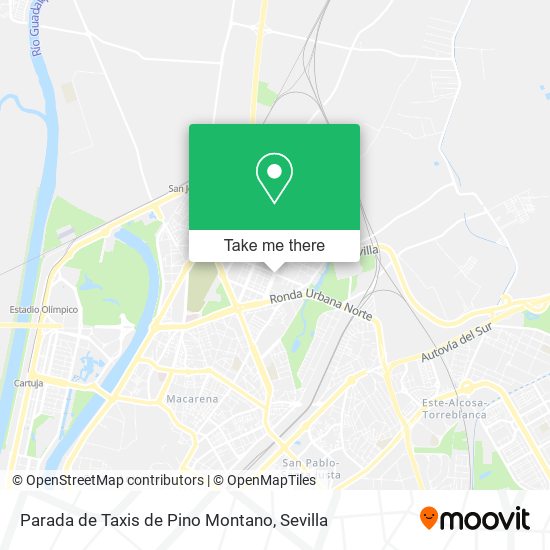 Parada de Taxis de Pino Montano map