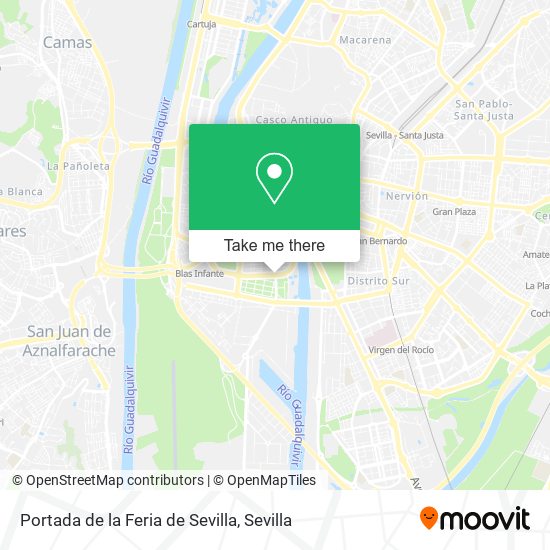 mapa Portada de la Feria de Sevilla