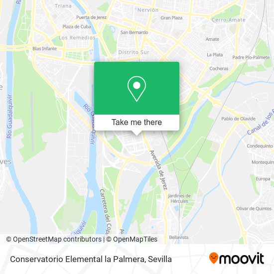 Conservatorio Elemental la Palmera map